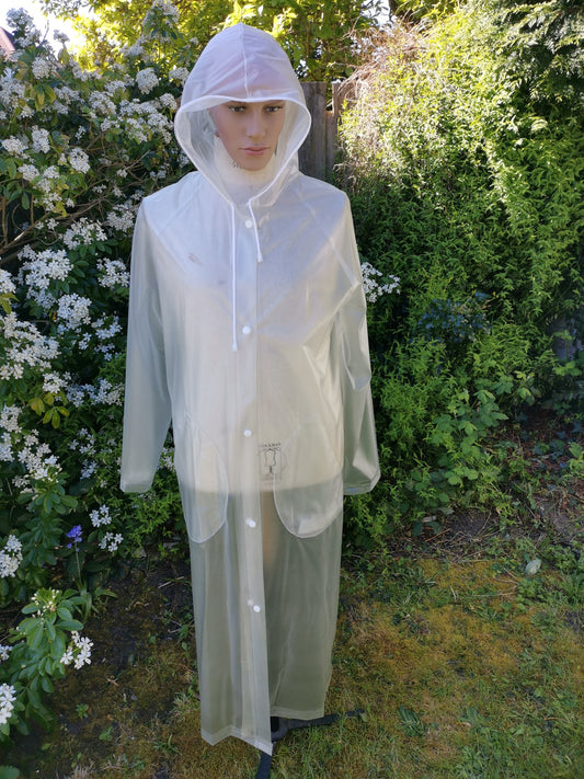 semi-transparent PVC raincoats
